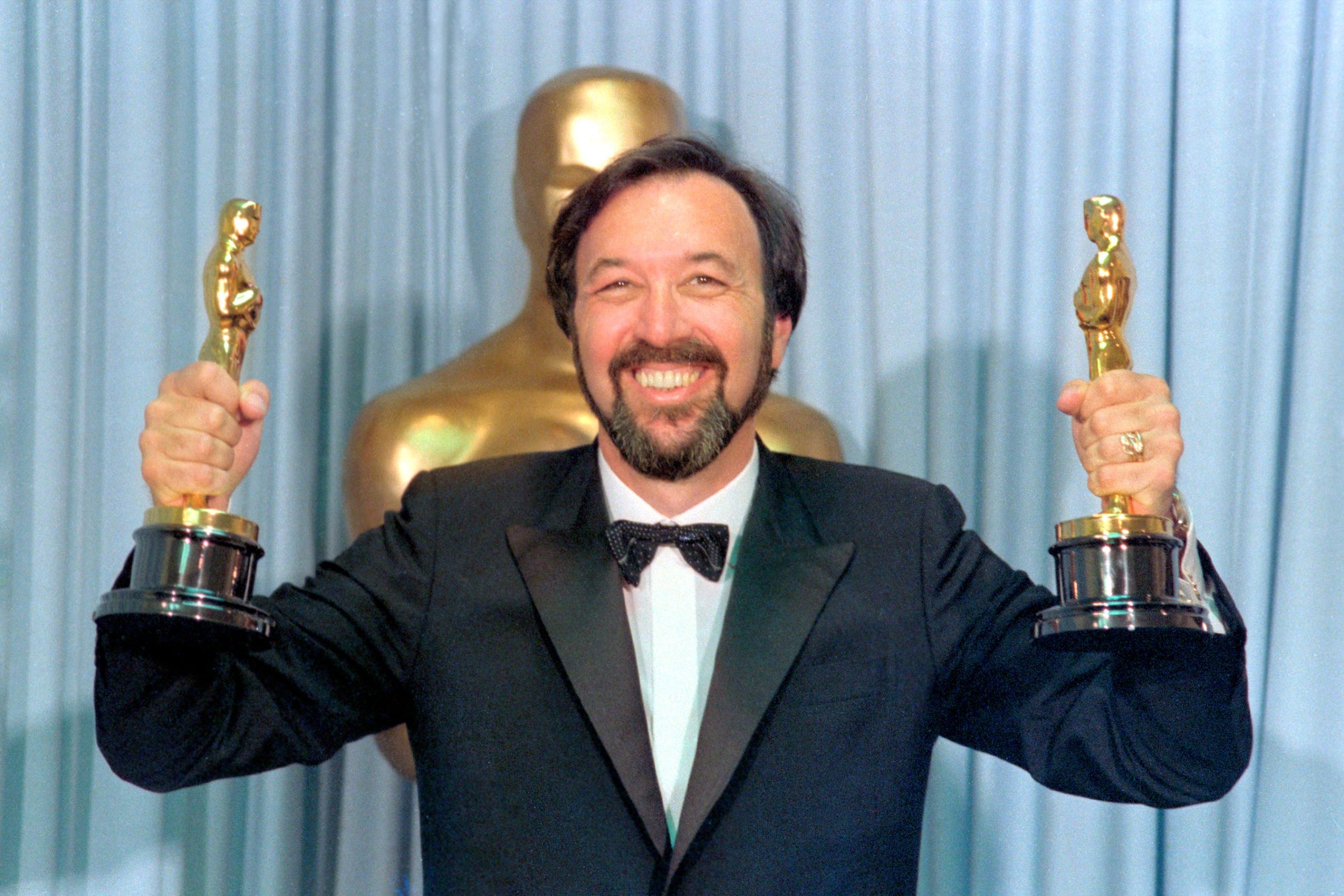 Best Director James Brooks Posing at Academy Awards