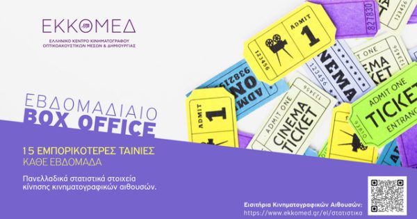 Καθιέρωση εβδομαδιαίας ενημέρωσης για την κινηματογραφική κίνηση (Box Office) από το ΕΚΚΟΜΕΔ
