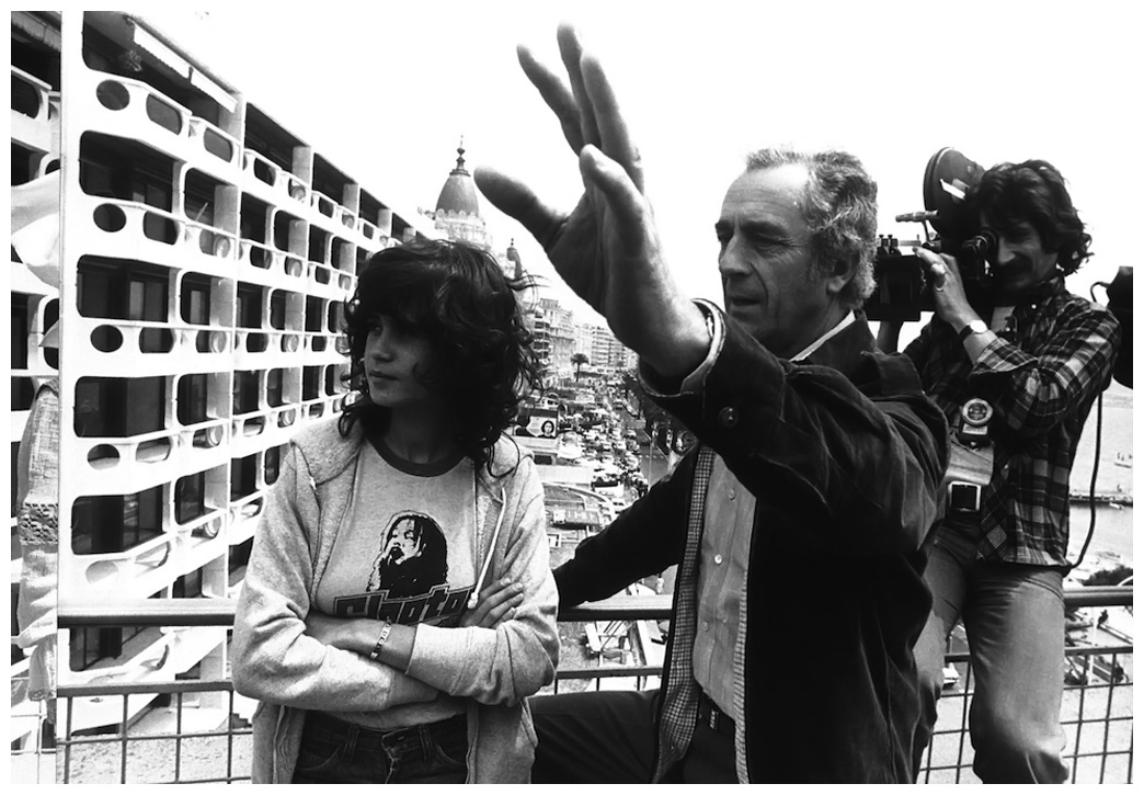 France Cannes Maria Schneider with Michelangelo Antonioni