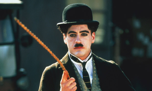 Citizen cane
Robert Downey Jr in Chaplin (1992).